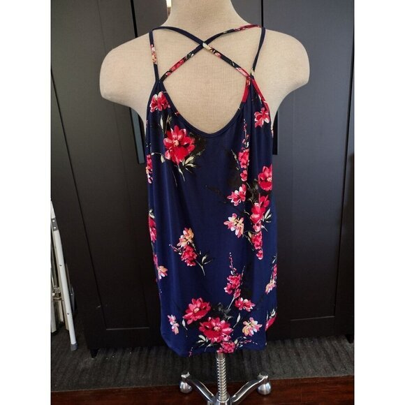 Papermoon Navy and Floral 3x women's summer Tank Top NWT - Picture 7 of 7